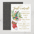 Search for black christmas invitations Gold