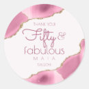 Search for 50th birthday thank you stickers Script