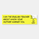 Search for teacher bumper stickers Humour