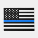 Search for thin blue line doormats Cop