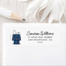 Search for flannel return address labels Tartan