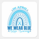 Search for autism rainbow stickers Autism awareness month