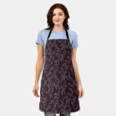 Search for dark purple aprons Black