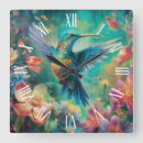 Search for hummingbird clocks Colourful