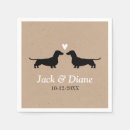 Search for dachshund napkins Reception