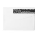 Search for 90th return address labels Black and white