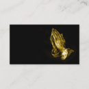 Search for prayed business cards Holy