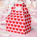 Search for red heart favour boxes Red and white