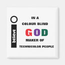 Search for blind magnets Colour