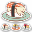 Search for sushi cat stickers Kawaii