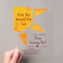 Search for you are my sunshine 1st birthday invitations Turning one