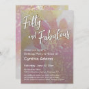 Search for fifty and fabulous invitations Watercolor
