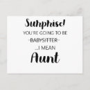 Search for aunt to be postcards Pregnancy reveal