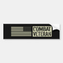 Search for combat veteran bumper stickers Military