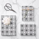 Search for spider web wrapping paper Black and white
