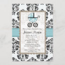 Search for damask baby shower invitations Carriage