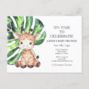 Search for giraffe baby shower postcards Jungle