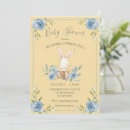 Search for blue and yellow baby shower invitations Modern