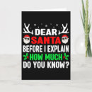 Search for dear santa i can explain cards Cartoon