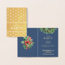 Search for navy gold christmas invitations Party