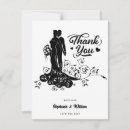 Search for bride and groom silhouette cards Elegant