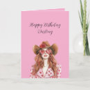 Search for cowgirl birthday cards Pink