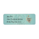 Search for cute angel return address labels Whimsical