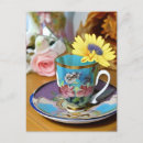 Search for tea time postcards Floral
