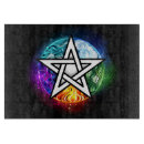 Search for wicca chopping boards Pentagram
