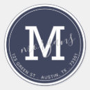 Search for double monogram stickers Elegant