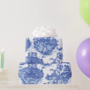 Search for blue willow wrapping paper Toile