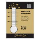 Search for fundraiser posters Thermometer