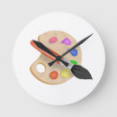 Search for artist palette clocks Artistic
