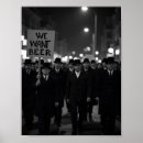 Search for protest posters Black and white