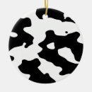 Search for black and white cow christmas tree decorations Dairy