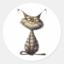 Search for grey cat stickers Funny