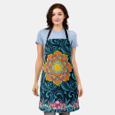 Search for flower symbol aprons Geometric