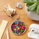 Search for candy coloured key rings Food