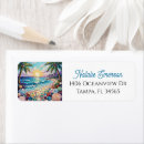 Search for palm trees return address labels Seaside