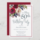 Search for teal 50th birthday invitations Glitter