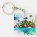 Search for palm tree painting key rings Beach
