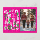 Search for merry candy cane christmas cards Whimsical