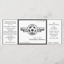 Search for black and white soccer invitations Sports