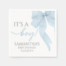 Search for baby boy shower napkins Bow