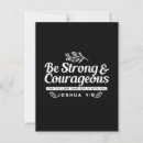 Search for 9 postcards Be strong and courageous