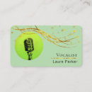Search for voice over business cards Microphone