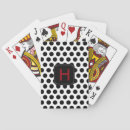 Search for dot playing cards White