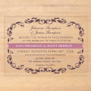 Search for elegant clear wedding invitations Stylish
