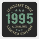 Search for made in 1995 stickers Birthday