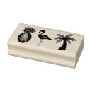 Search for pink flamingo rubber stamps Tropical